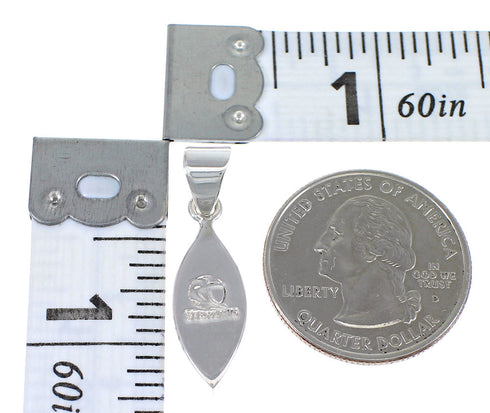 Sterling Silver And Multicolor Southwest Pendant YX67953